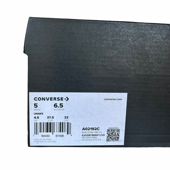 Converse Run Star Hike Hi Platform 6.5 Women Shoes Floral Embroidery A02192C New - Picture 9 of 12